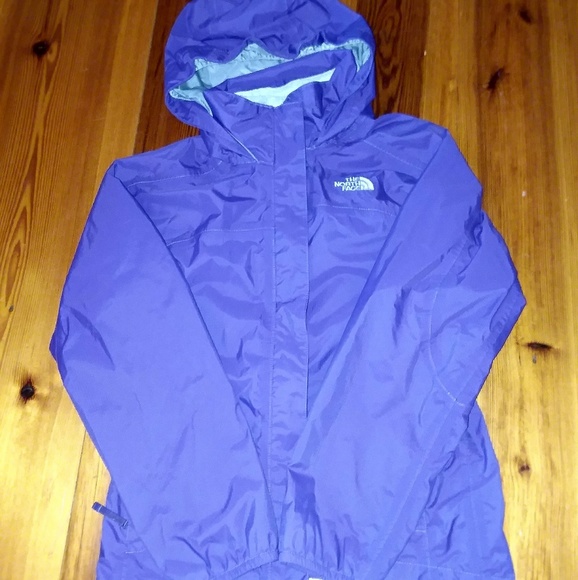 girls purple rain coat